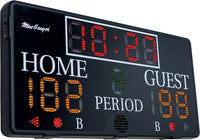 Multisport Indoor Tabletop Scoreboard with remote control, Black